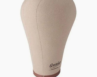 22” Annie Cork Canvas Block Mannequin Head Tall