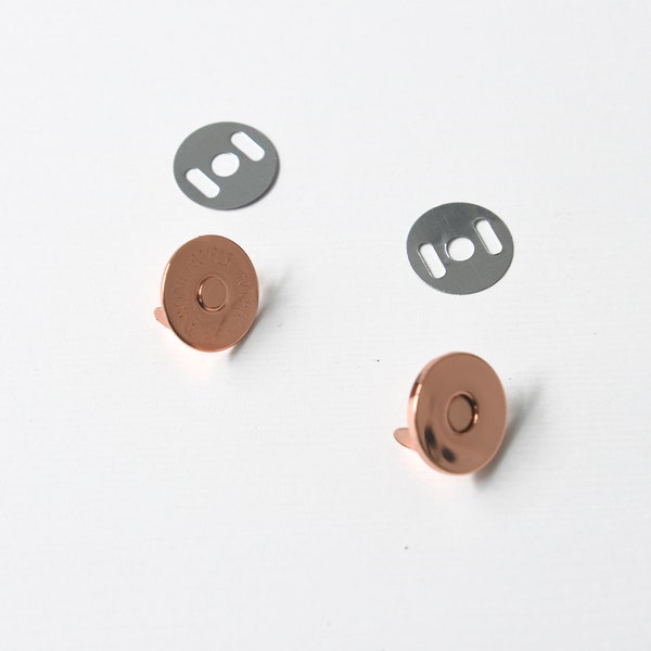 Magnetknopf Magnetverschluss roseégold/ für Taschen, Hipbags