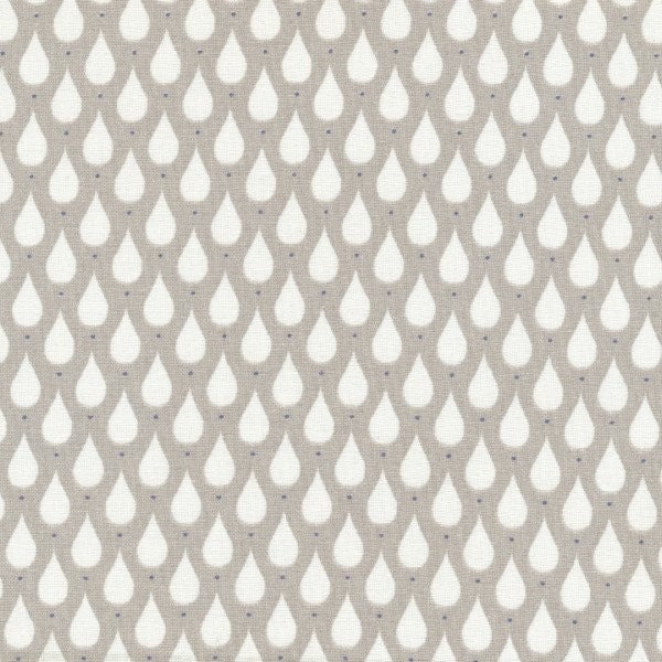 Au Maison Beschichtete Baumwolle Oilcloth Wachstuch Teardrops Toffee