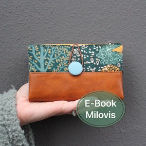 E-book wallet Milovis instructions and pattern in German
