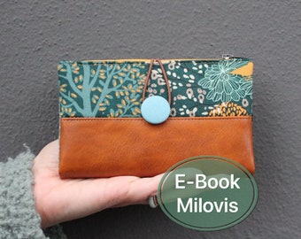 E-book wallet Milovis instructions and pattern in German