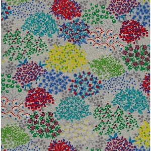 Canvas Echino by Kokka &quot;Sketch - grey&quot; / Japanese fabric linen and cotton