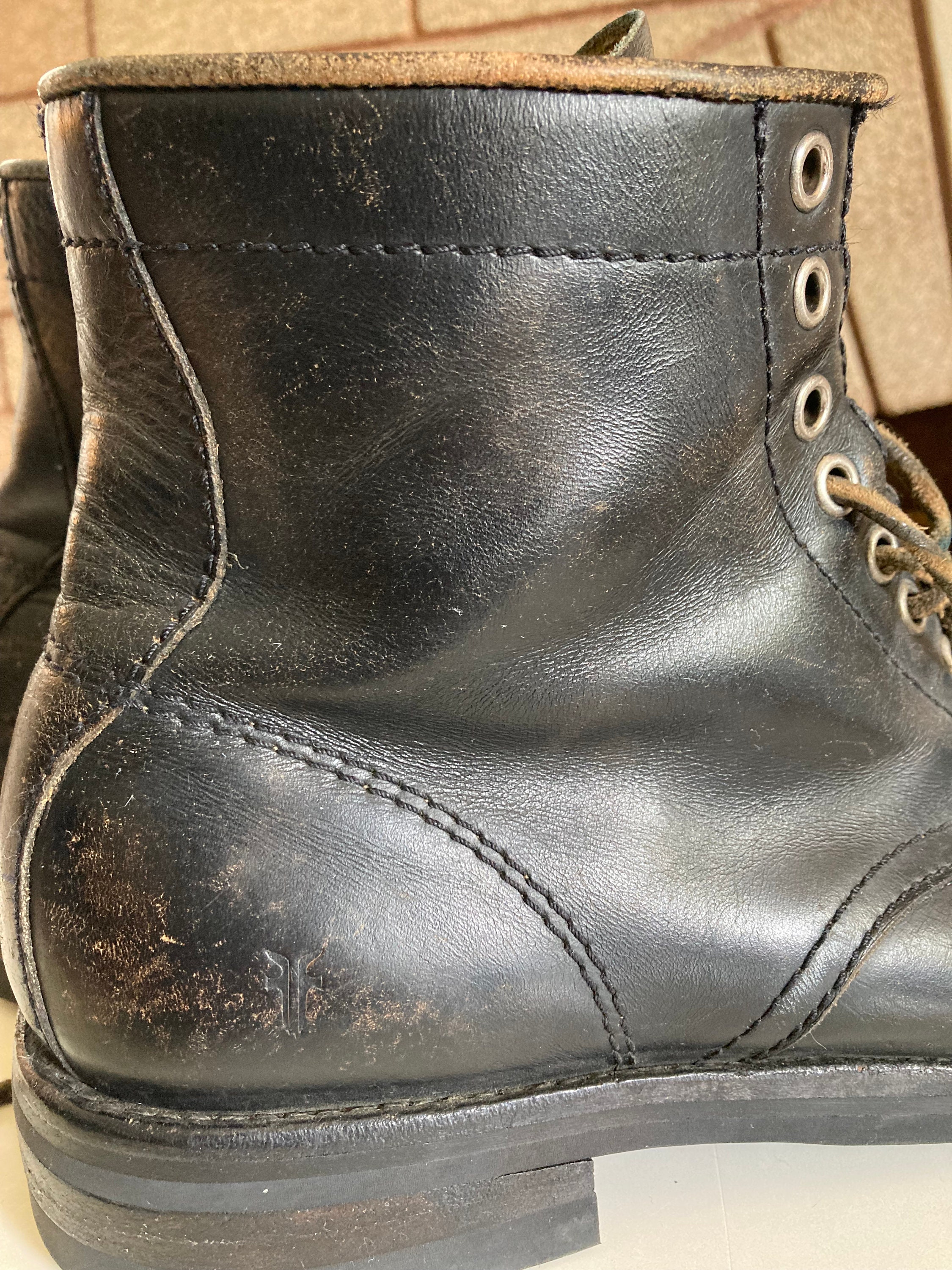 Frye tyler leather lace up boot sale