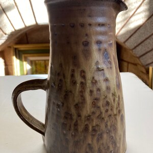 Mid Century Art Studio Pottery Pitcher Ceramics