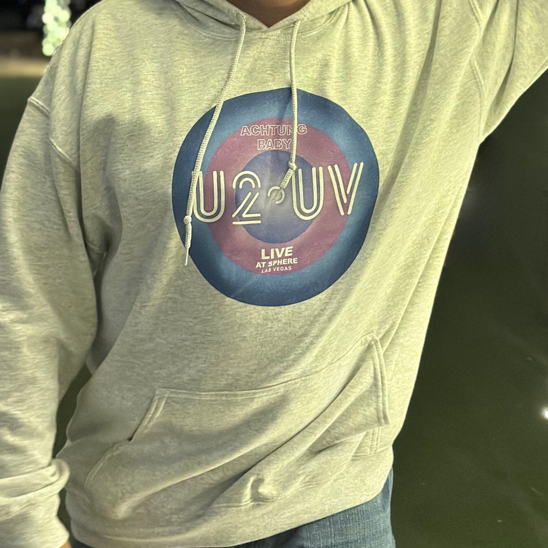 U2 Las Vegas Hoodie,u2 Ultraviolet Sphere 2023,U2 UV Logo,u2 Live at ...