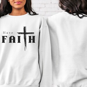 Glaube Sweatshirt, Christian Bekleidung, Jesus Sweatshirt, Glaube basiert, christliche Kleidung, christliche Rundhalsausschnitt, christliche Merch