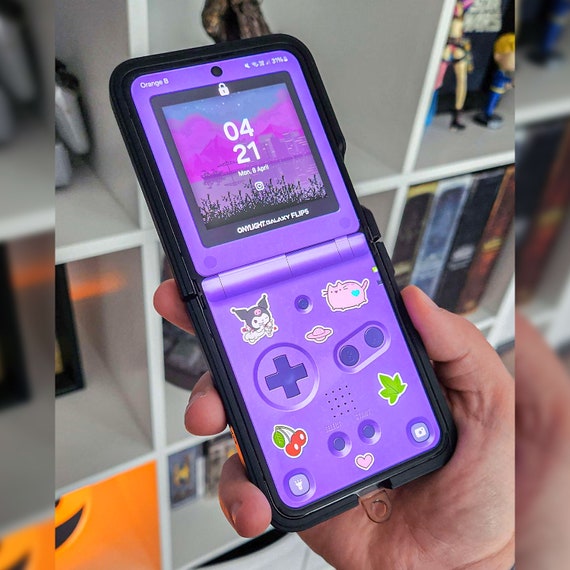 Samsung Galaxy Z Flip Wallpaper - Kawaii Vibes (purple) - Etsy