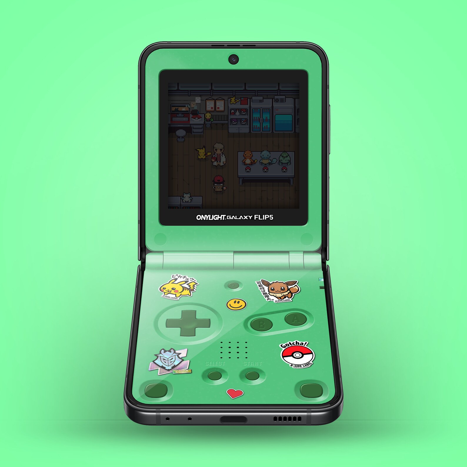 Gamer Mints Samsung Galaxy Z Flip Wallpaper - Cute Sticker Gamer (mint) - Etsy