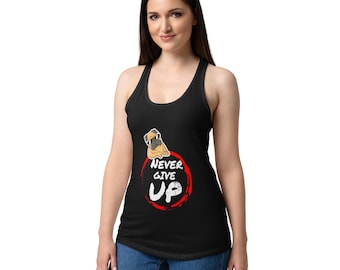 Women’s fitted racerback tank top