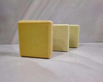 Atelier Trio | The perfect skin Set of 3 | All Natural Square Soaps | Natural Luxurious Skincare | Gift for Her | Gift for Mom |  Handmade