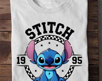 Vintage Stitch Shirt, Personalized Stitch  Shirt, Stitch Shirt, Disneyland Stitch Shirt, Stitch Gift Idea, Unique Stitch Shirt