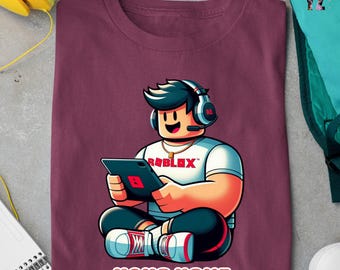 Custom Roblox  Gamer Shirt, Personalized Roblox Shirt, Roblox Girl Shirt, Roblox Inspired Shirt, Video Game Shirt, Roblox Shirt For Kids