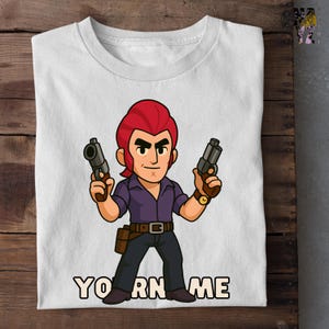 Personalized Braw Stars Shirt, Brawl Stars Colt Shirt, Brawl Stars Shirt, Born to Brawl Shirt, Brawl Stars Character Shirt, Brawl Stars