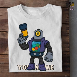 Personalized Braw Stars Shirt, Brawl Stars Rico Shirt, Brawl Stars Shirt, Born to Brawl Shirt, Brawl Stars Character Shirt, Brawl Stars