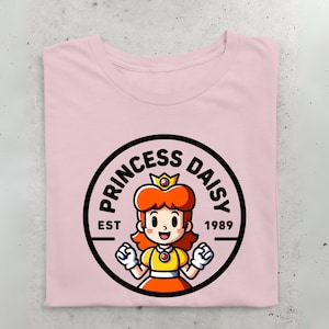 Princess Daısy Shirt, Super Mario Family Shirt, Super Mario Character Shirt, Super Mario Birthday Party Shirt, Mario &Friends Party Shirt