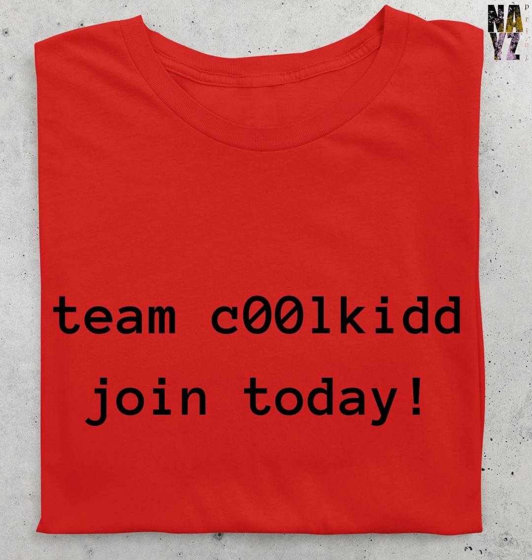 Team C00lkidd Join Today, Roblox Gamer Shirt, Roblox Boy Shirt