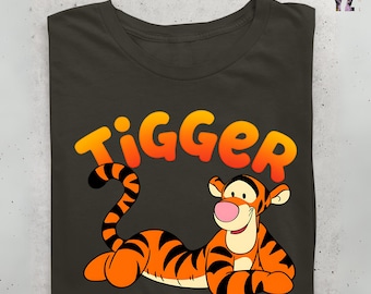 Winnie the Pooh Tigger Shirt, Disney Tigger 2 Side Shirt,Tigger Family Shirt,Pooh Friends Matching Shirt,Winnie The Pooh Tigger Birthday Tee