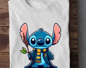 Stitch Potter Shirt, Disney Stitch Shirt, Wizard Stitch Shirt, Disney Shirt, Disney Trip Shirt, Disney Kids Shirt, Wizard Stitch T-Shirt