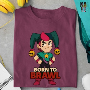 Brawl Stars Chester Shirt, Brawl Stars Shirt, Born to Brawl Shirt, Brawl Stars Character Shirt, Brawl Stars Gift Idea, Brawl Stars Fan Gift