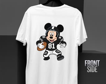 Custom Mickey Mouse Football Shirt, Disney Mickey Football Tee, Super Bowl Football Shirt, Personalized Mickey Mouse Football Gift