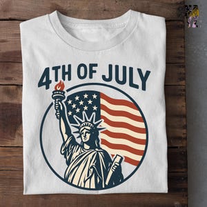 4th of July Shirt, Retro USA Tee, Patriotic T-Shirt, Coquette Bow Top, Summer BBQ Outfit, American Flag Tee, Retro USA Flag Shirt