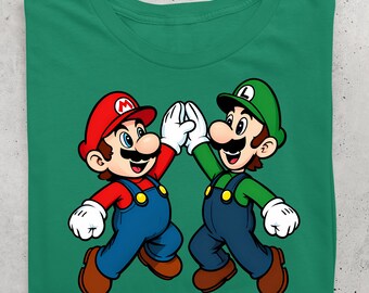 Super Mario Shirt, Super Mario Family Shirt, Super Mario Character Shirt, Super Mario Birthday Party Shirt, Mario & Friends Party Shirt