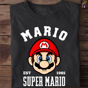 Retro Super Mario Shirt, Super Mario Family Shirt, Super Mario Character Shirt, Mario Birthday Party Shirt, Mario & Friends Party Shirt