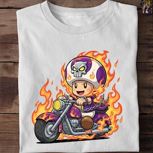 Super Mario Shirt, Super Mario Toad Shirt, Super Mario Family Birthday Party Shirt, Biker Mario Shirt, Personalized Mario Shirt