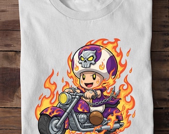 Super Mario Shirt, Super Mario Toad Shirt, Super Mario Family Birthday Party Shirt, Biker Mario Shirt, Personalized Mario Shirt
