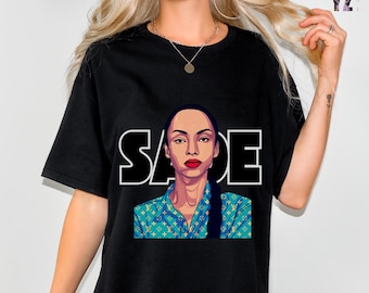 Sade Adu Retro Concert T-Shirt - Unisex Pop Music Tee
