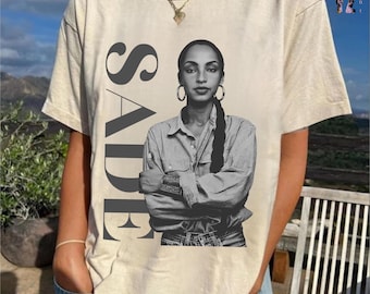 Sade Retro Vintage Shirt, Retro Sade Shirt, Sade Concert Shirt, Sade Adu Pop Music Tour 2024 Shirt, Sade Gift Unisex Shirt