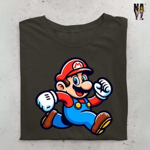 Retro Super Mario Shirt, Super Mario Family Shirt, Super Mario Character Shirt, Mario Birthday Party Shirt, Mario & Friends Party Shirt