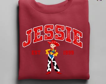 Sudadera de Jessie de Toy Story, sudadera de Toy Story, sudadera de Buzz Lightyear, sudadera con capucha retro de Toy Story, camiseta espeluznante de Toy Story, camiseta de Halloween de Disney