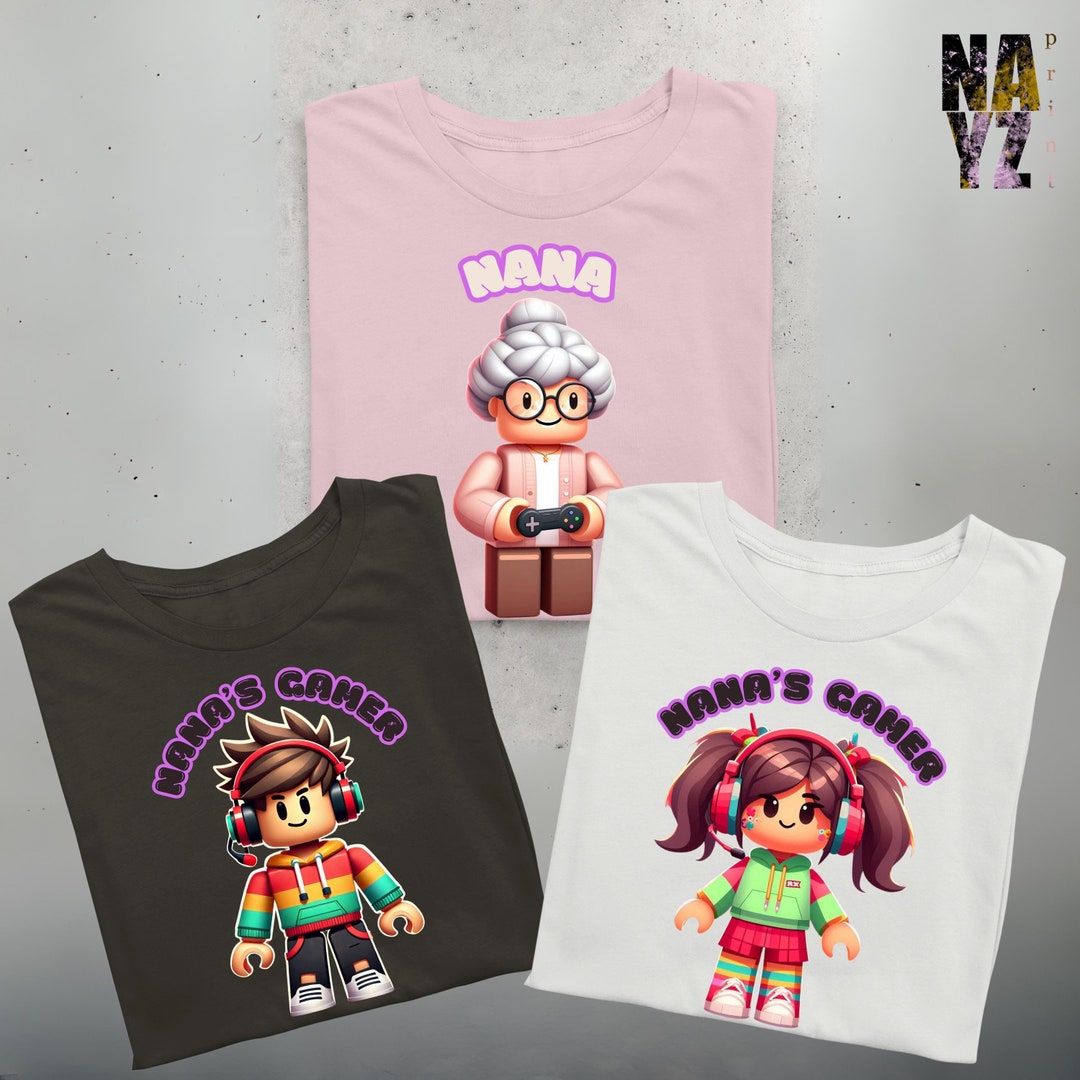 Roblox Grandma Gamer Shirt Matching Family Tee Etsy Il 1080xN.6589901973 7tk6 