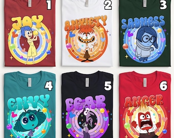 Inside Out 2 Envy Shirt, Disney Pixar Inside Out 2 Tee, Anxiety Character T-Shirt, Funny Inside Out 2 Movie Shirt, Pixar Gift Tee