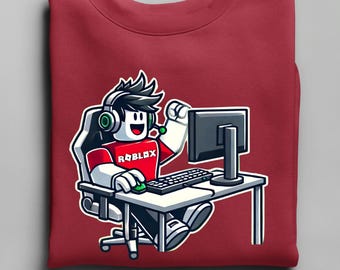 Roblox  Gamer Sweatshirt, Roblox Boy Sweatshirt, Roblox Girl Sweatshirt, Game Sweatshirt, Roblox Sweatshirt ForKids, Roblox Lover Sweatshirt