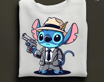 Sudadera de Stitch de Disney, sudadera de Stitch Montana, sudadera con capucha de Stitch, sudadera de Stitch, camiseta de Disney Trip, sudadera Ohana de Stitch, Stitch y Lilo