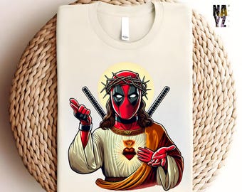 Deadpool Jesus Sweatshirt: Sarcastic Avengers Christian Shirt