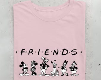 Mickey and Friends Family Matching Shirt, Personalized Disney Mickey Mouse Shirt, Disney Family Trip Shirt, Mickey Kids Toddler Birthday Tee