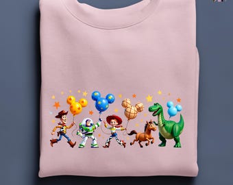 Scheriff Woody Sweatshirt, Toy Story Sweatshirt, Buzz Lightyear Sweat, Retro Toy Story Hoodie, Spooky Toy Story Tee, Disney Halloween Top