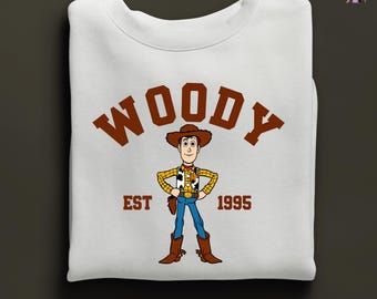 Scheriff Woody Sweatshirt, Toy Story Sweatshirt, Buzz Lightyear Sweat, Retro Toy Story Hoodie, Spooky Toy Story Tee, Disney Halloween Top