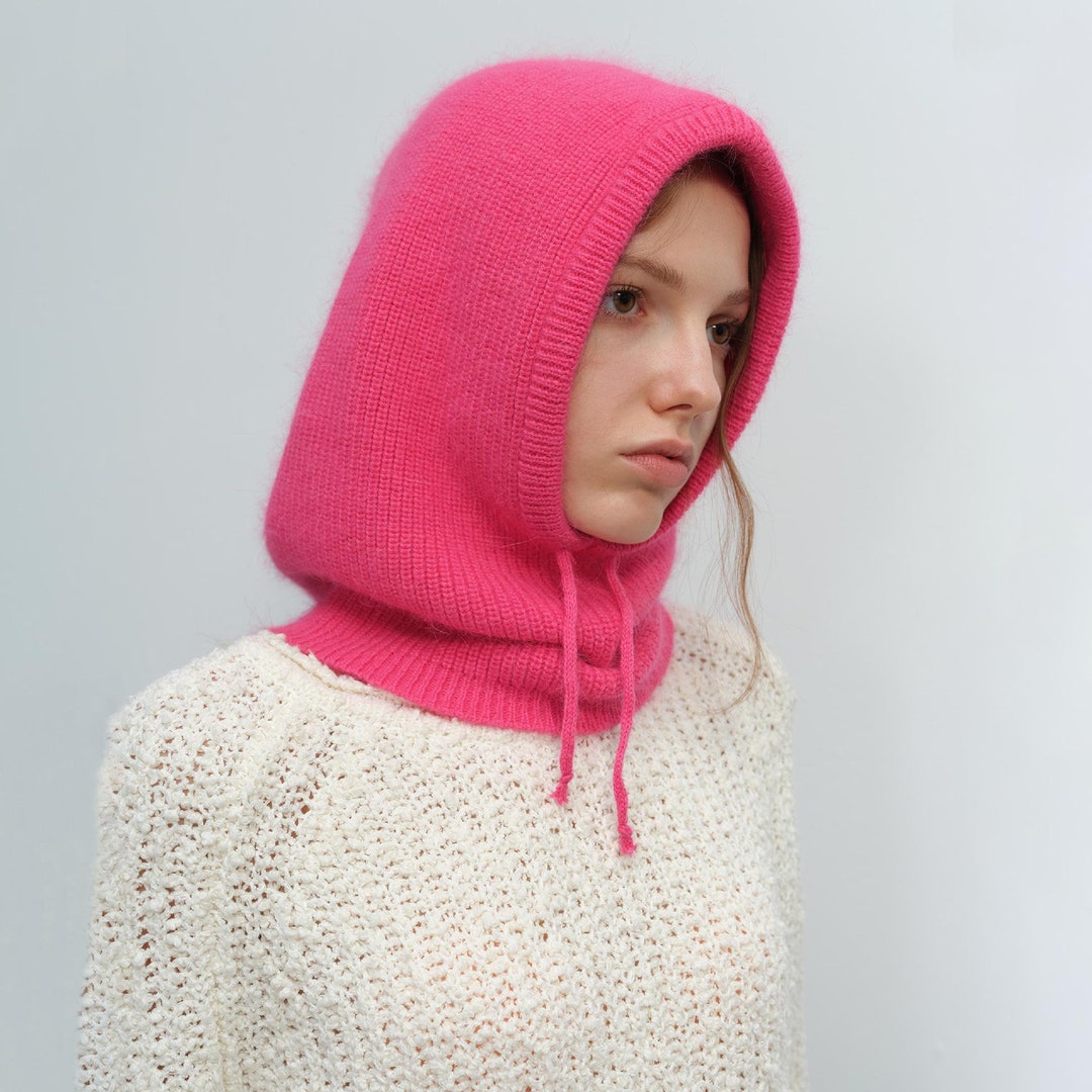 Handmade Knitted Women Ladies Balaclava Hat Stylish Women Etsy UK