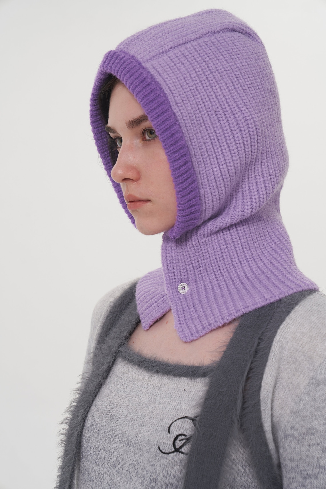 Handmade Knitted Balaclava Hat, Women Ladies Balaclava Beanie Hat