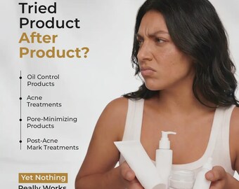 Acne Toner for Oily Skin | Pore Refining, Oil Balancing Facial Toner