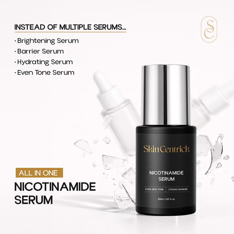 Niacinamide Serum for Acne, Pores, Oil Control | Brightening, Smooth Skin Tone image 2