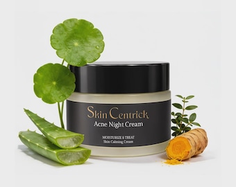 Skin Centrick Acne Night Cream | Oil Balancing, Smoother Skin Overnight Formula