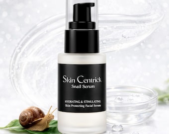 Siero alla bava di lumaca per una pelle luminosa / Trattamento idratante coreano per la cura della pelle / Anti-età + Riparazione della barriera cutanea