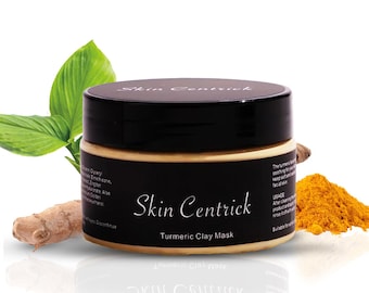 Turmeric Clay Face Mask – Deep Pore Detox, Brightening Treatment – Skin Centrick