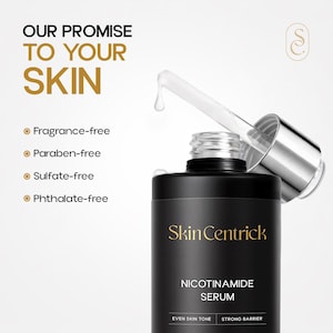 Niacinamide Serum for Acne, Pores, Oil Control | Brightening, Smooth Skin Tone image 4