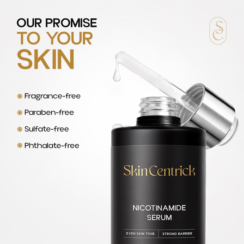 Niacinamide Serum for Acne, Pores, Oil Control | Brightening, Smooth Skin Tone image 4